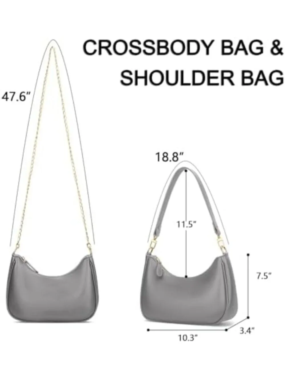 Cute Hobo Shoulder Bag for Women | Stylish Underarm Purse & Handbag
